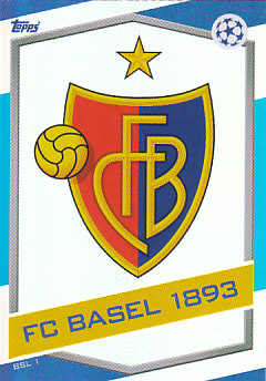 Club Emblem FC Basel 2016/17 Topps Match Attax CL Logo #BSL01